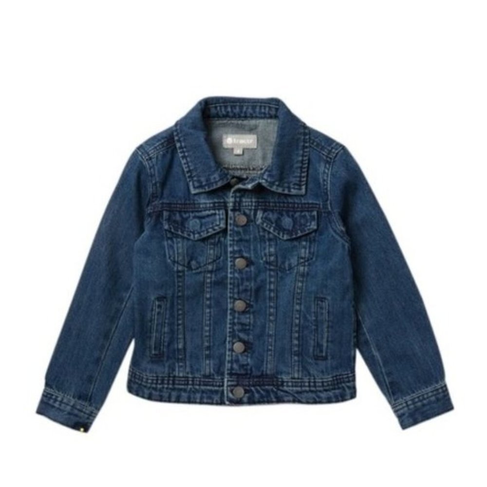 Tractr Basic Jean Jacket (Toddler & Little Girls)
